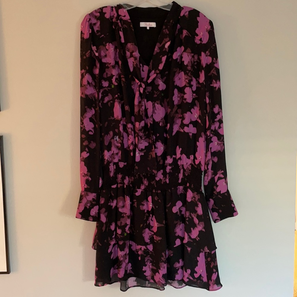 Parker Long-Sleeve Floral Dress